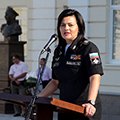 Встреча заместителя Министра обороны РФ Татьяны Шевцовой с учащимися Севастопольского президентского кадетского училища