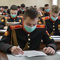 Воспитанники Санкт-Петербургского суворовского военного училища написали «Диктант Победы»