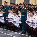 Торжественная церемония 63-го выпуска воспитанников Санкт-Петербургского Суворовского военного училища