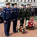 Праздничные мероприятия у памятника Военным медикам, приуроченные к 70-летию Победы в Великой Отечественной войне (г. Санкт-Петербург)