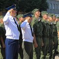 Торжественная церемония вручения погон курсантам 1 курса Военной академии Воздушно-космической обороны (г. Тверь)